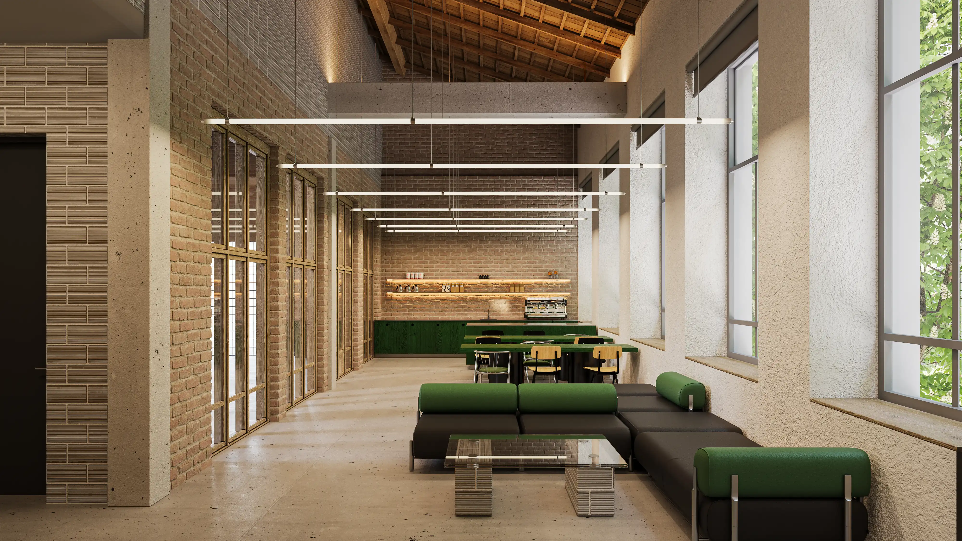 Biuro erdvė Tech Zity Vilnius su fabriko konstrukcijomis (2)